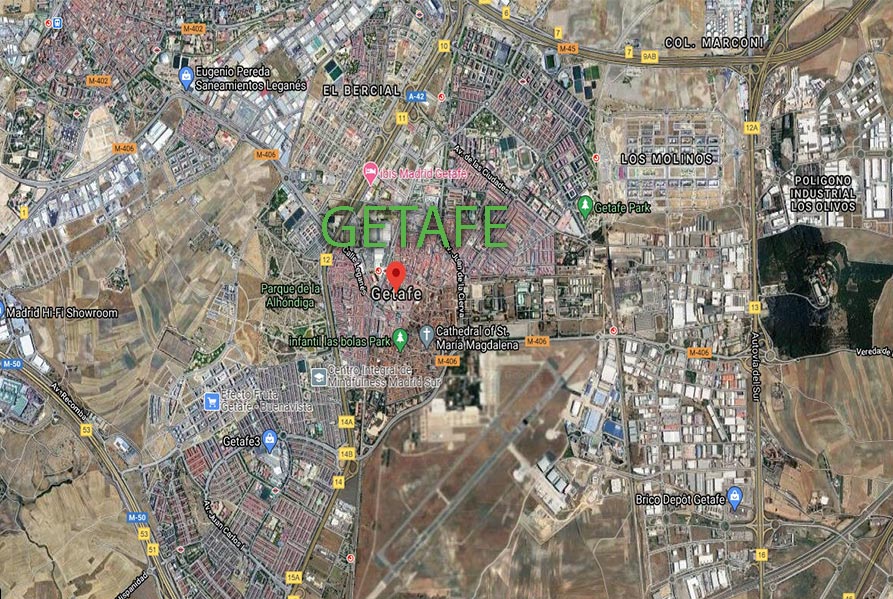 Mapa Getafe