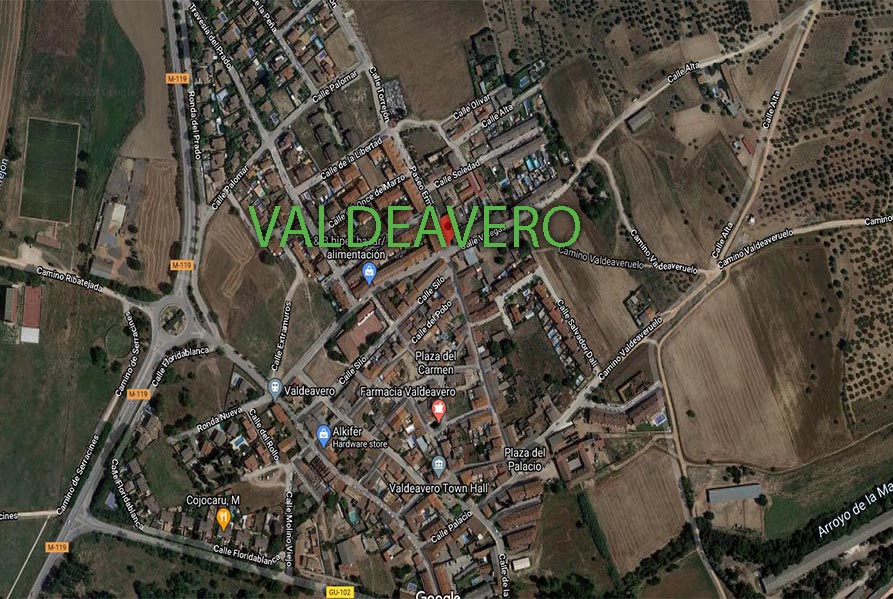 Mapa Vadeavero