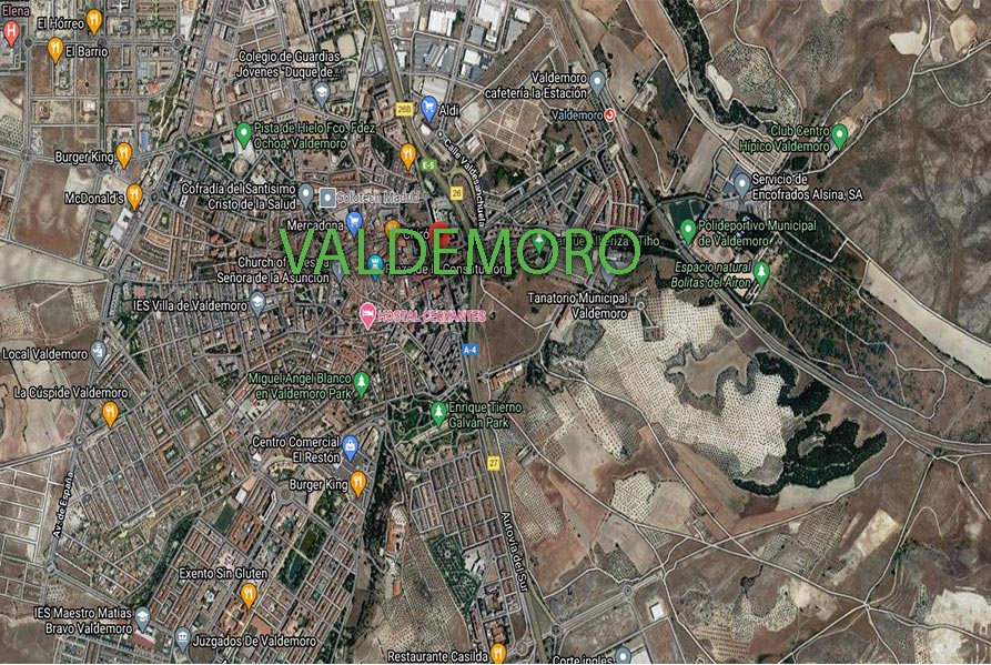 Mapa Valdemoro