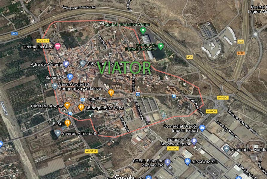 Mapa Viator