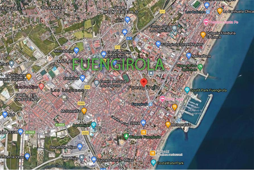 Mapa Fuengirola