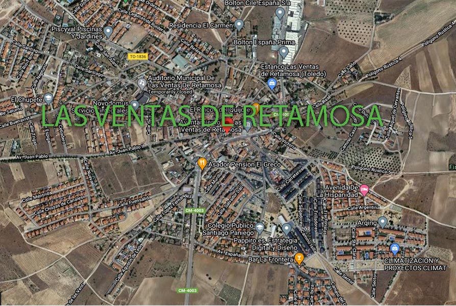 Mapa las ventas de Retamosa