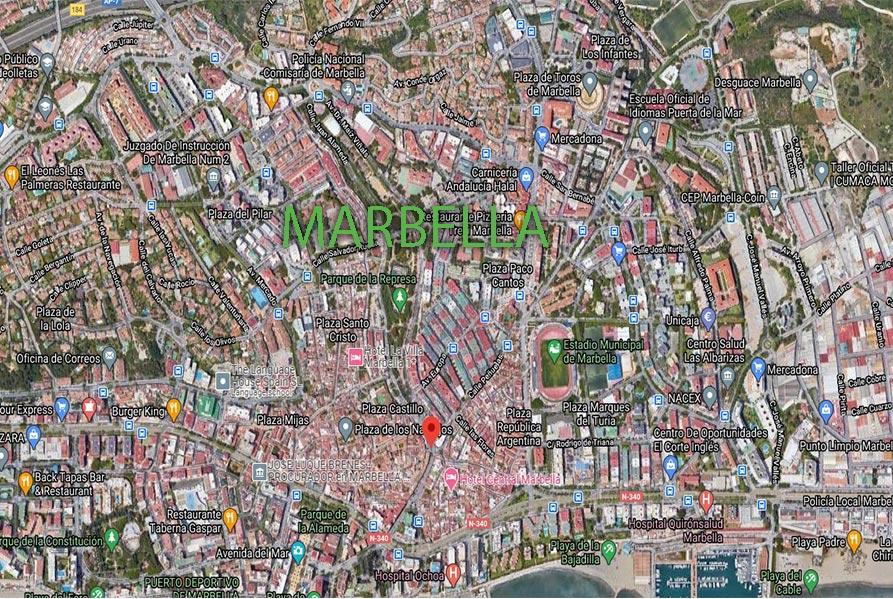 Mapa Marbella