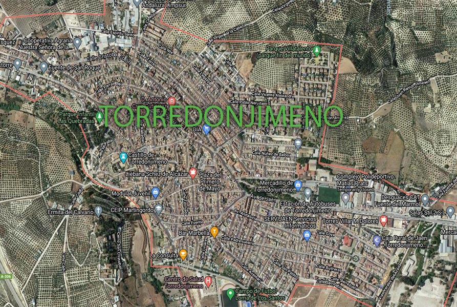 Mapa torredonjimeno