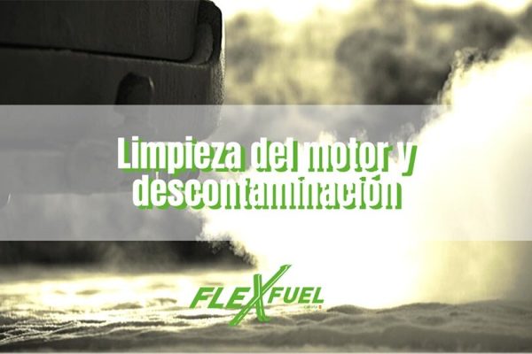 Limpieza del motor y descontaminación en talleres Flexfuel