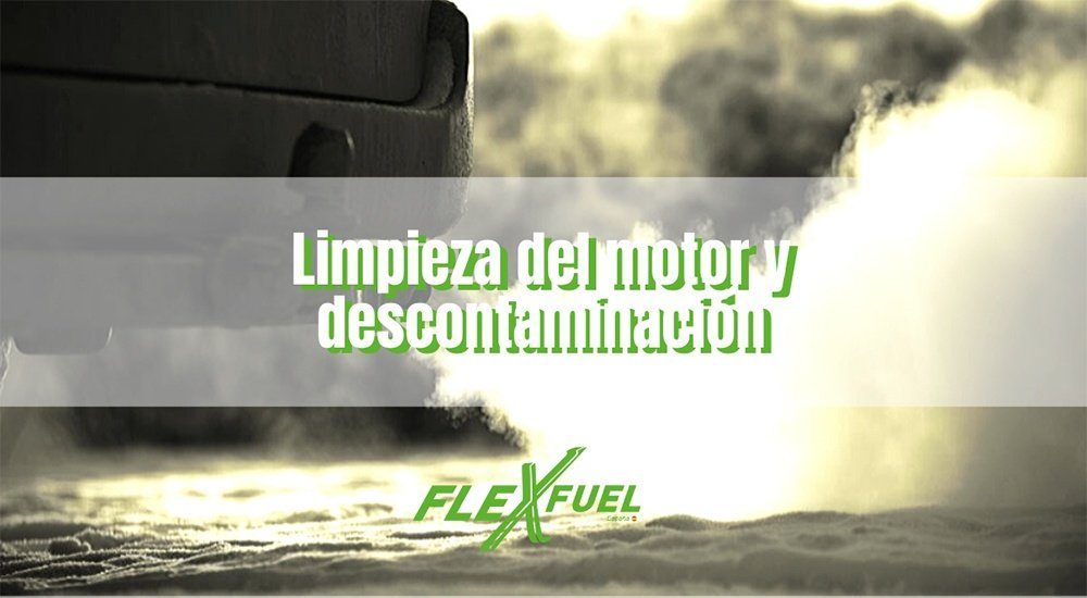 Limpieza del motor y descontaminación en talleres Flexfuel