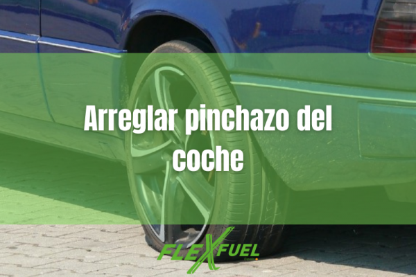 Arreglar pinchazo rueda del coche