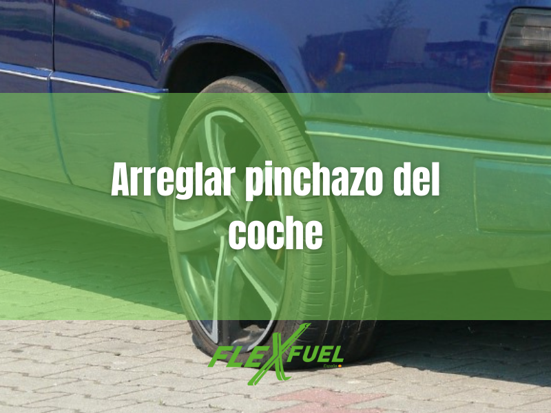 Arreglar pinchazo rueda del coche