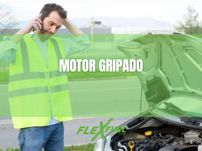 Motor gripado del coche